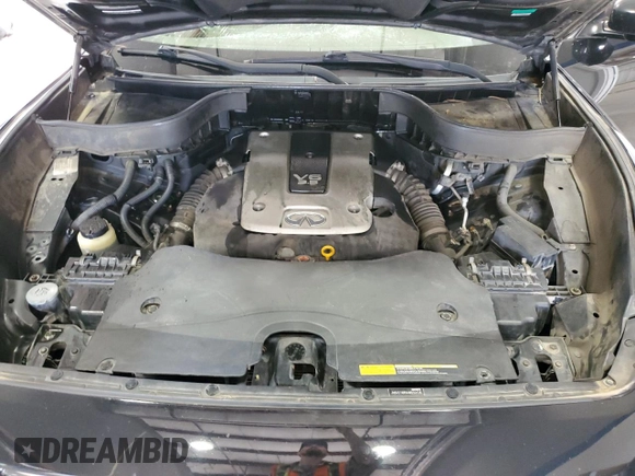 2010 Infiniti FX with VIN JN8AS1MW9AM850436, listed as a Copart auction lot 60879665 with 162,200 mi miles and Salvage title. Bid and sale history available at DreamBid. Image 12.
