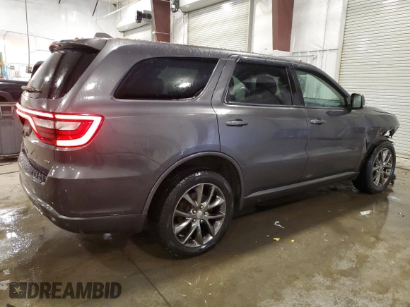 2017 Dodge Durango GT with VIN 1C4RDJDG7HC791033, listed as a Copart auction lot 85165244 with 190,070 mi miles and Non Repairable. Bid and sale history available at carsss.com. Image 3.