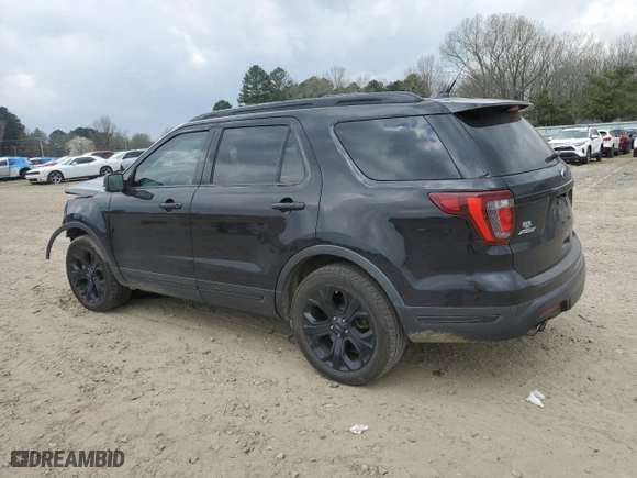 2019 Ford Explorer Sport with VIN 1FM5K8GT4KGA83937, listed as a Copart auction lot 49040345 with 124,029 mi miles and Salvage Title. Bid and sale history available at carsss.com. Image 2.