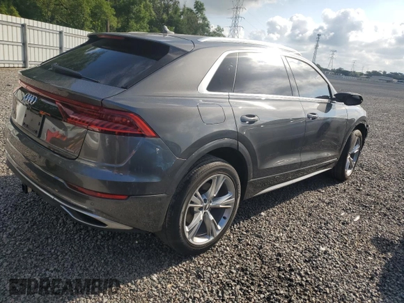 2019 Audi Q8 Premium Plus with VIN WA1BVAF10KD020691, listed as a Copart auction lot 55445995 with 144,154 mi miles and Non repairable. Bid and sale history available at DreamBid. Image 3.