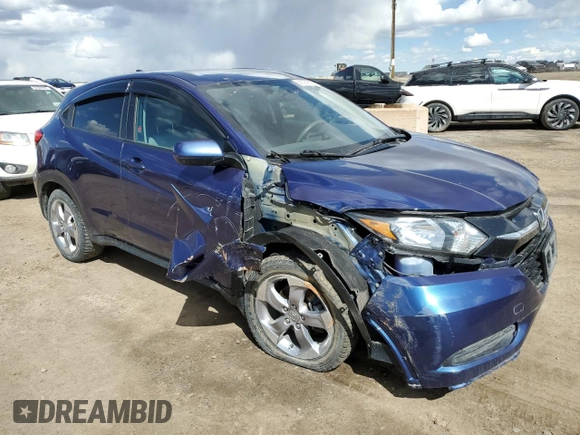 2016 Honda HR-V LX with VIN 3CZRU6H31GM113972, listed as a Copart auction lot 52394205 with 188,760 mi miles and Salvage Title. Bid and sale history available at carsss.com. Image 4.