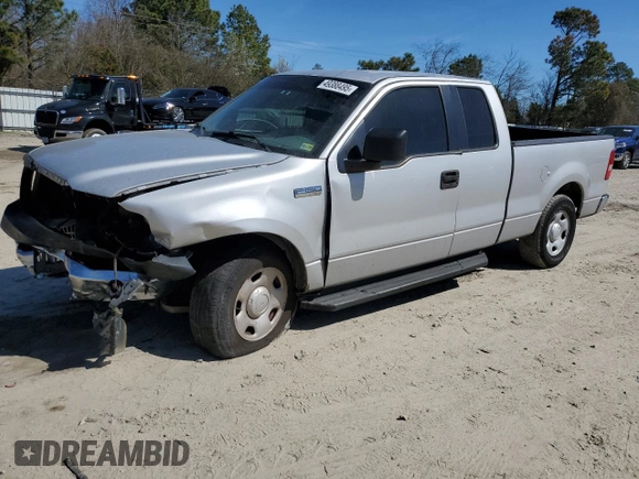 2006 Ford F-150 STX with VIN 1FTRX12W56NA71121, listed as a Copart auction lot 49388495 with 158,971 mi miles and Salvage Title. Bid and sale history available at carsss.com. Image 1.