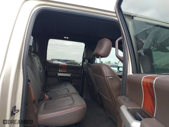 2017 Ford Super Duty F-250 SRW Lariat with VIN 1FT7W2BT2HED66296, listed as a IAAI auction lot 41515403 with 134,142 mi miles. Bid and sale history available at carsss.com. Image 8.