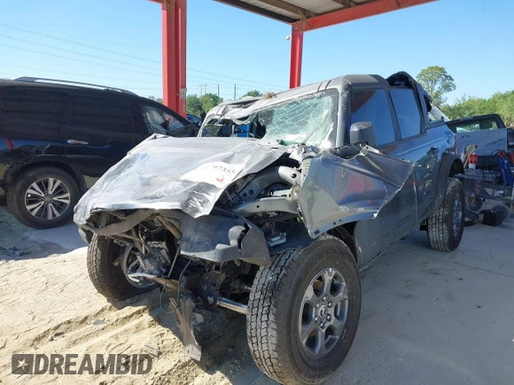 2024 Ford Bronco Big Bend with VIN 1FMDE7BHXRLB02931, listed as a IAAI auction lot 41797355 with 2,582 mi miles and . Bid and sale history available at DreamBid. Image 2.