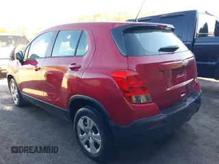 2015 Chevrolet Trax LS with VIN KL7CJKSB4FB262876, listed as a IAAI auction lot 41704107 with 157,152 mi miles. Bid and sale history available at carsss.com. Image 3.