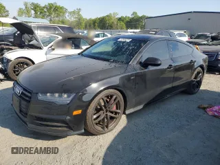 2017 Audi S7 Premium Plus with VIN WAUWFAFC1HN074913, listed as a Copart auction lot 53866375 with 127,919 mi miles and Clean Title. Bid and sale history available at carsss.com. Image 1.