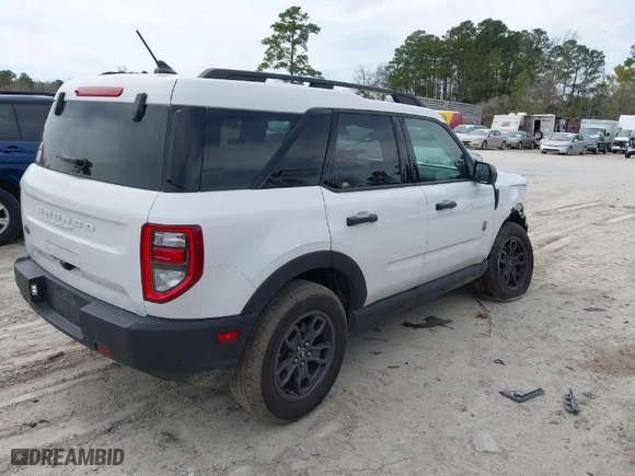 2022 Ford Bronco Sport Big Bend with VIN 3FMCR9B66NRE00317, listed as a IAAI auction lot 41717306 with 20,352 mi miles. Bid and sale history available at carsss.com. Image 4.