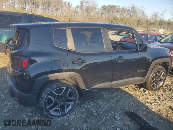 2020 Jeep Renegade Jeepster with VIN ZACNJBAB1LPM28489, listed as a Copart auction lot 84190354 with 51,895 mi miles and Salvage Title. Bid and sale history available at carsss.com. Image 3.