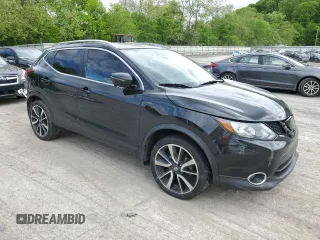2017 Nissan Rogue SV with VIN JN1BJ1CR2HW110355, listed as a Copart auction lot 56955865 with 115,554 mi miles and Salvage title. Bid and sale history available at DreamBid. Image 4.