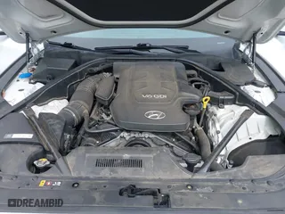 2015 Hyundai Genesis 3.8L with VIN KMHGN4JEXFU037569, listed as a IAAI auction lot 41957191 with 45,242 mi miles. Bid and sale history available at carsss.com. Image 10.