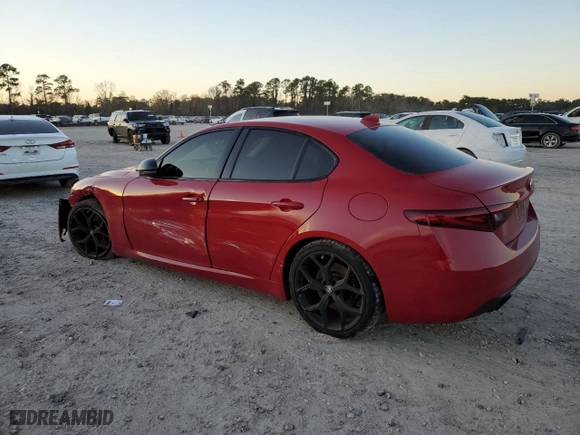 2020 Alfa Romeo Giulia with VIN ZARFAMAN7L7634710, listed as a Copart auction lot 41412705 with 31,926 mi miles and Salvage Title. Bid and sale history available at carsss.com. Image 2.