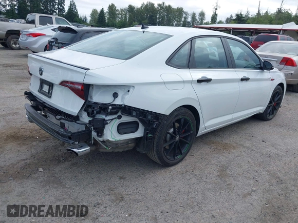 2024 Volkswagen Jetta 40th Anniversary Edition with VIN 3VW8T7BU4RM004952, listed as a IAAI auction lot 42558844 with 5,541 mi miles and . Bid and sale history available at DreamBid. Image 4.