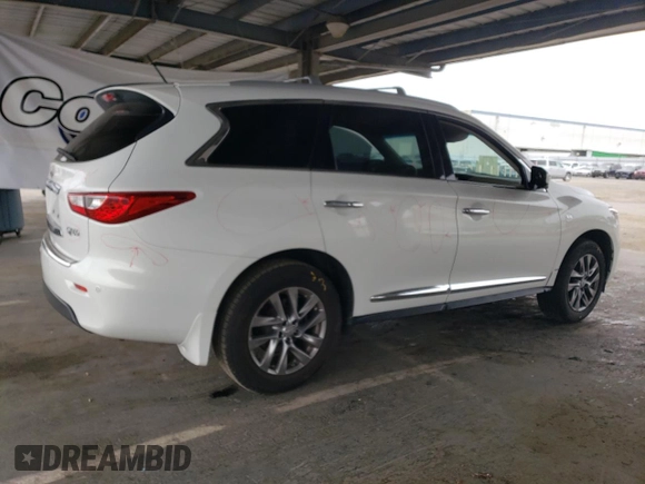 2014 Infiniti QX60 with VIN 5N1AL0MMXEC520183, listed as a Copart auction lot 61261955 with 108,691 mi miles and Salvage title. Bid and sale history available at DreamBid. Image 3.