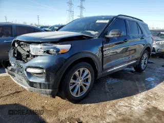 2024 Ford Explorer XLT with VIN 1FMSK8DH3RGA57018, listed as a Copart auction lot 46117645 with 4,525 mi miles and Salvage Title. Bid and sale history available at carsss.com. Image 1.