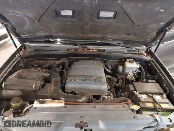 2005 Toyota 4Runner SR5 with VIN JTEBT14R158023791, listed as a IAAI auction lot 42011427 with 142,289 mi miles and . Bid and sale history available at DreamBid. Image 10.