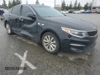 2018 Kia Optima LX with VIN 5XXGT4L3XJG261199, listed as a Copart auction lot 48637255 with 107,293 mi miles and Salvage Title. Bid and sale history available at carsss.com. Image 4.