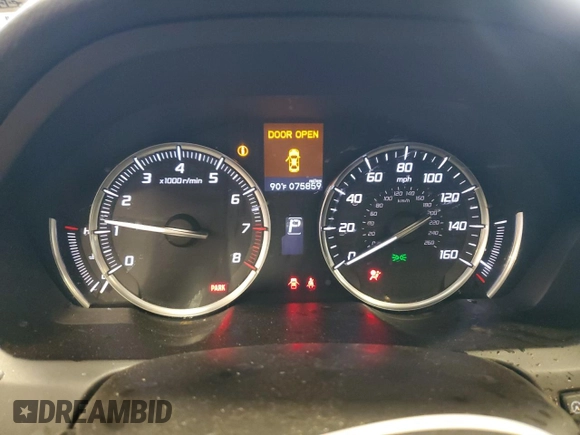 2015 Acura TLX with VIN 19UUB1F3XFA009649, listed as a Copart auction lot 64503734 with 75,859 mi miles and Salvage Title. Bid and sale history available at carsss.com. Image 9.