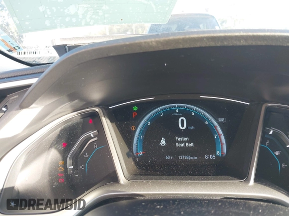 2017 Honda Civic Sedan EX-L with VIN 19XFC1F75HE032229, listed as a IAAI auction lot 41456959 with 137,386 mi miles. Bid and sale history available at carsss.com. Image 15.