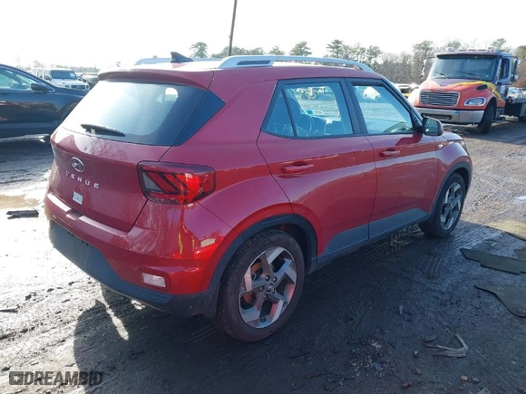 2022 Hyundai Venue Limited with VIN KMHRC8A30NU151809, listed as a IAAI auction lot 41083958 with NaN miles. Bid and sale history available at carsss.com. Image 4.