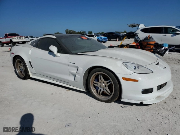2007 Chevrolet Corvette with VIN 1G1YY26U475101470, listed as a Copart auction lot 48898405 with 0 mi miles and Salvage Title. Bid and sale history available at carsss.com. Image 4.