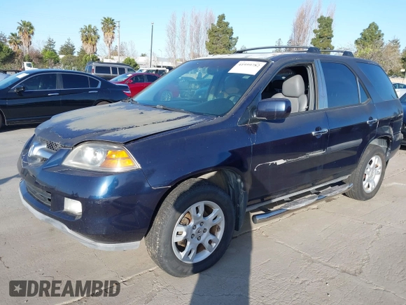 2004 Acura MDX Touring Pkg RES w/Nav with VIN 2HNYD18904H520310, listed as a IAAI auction lot 41959782 with 61,860 mi miles. Bid and sale history available at carsss.com. Image 2.