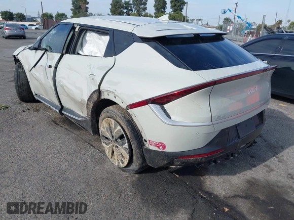 2024 Kia EV6 Wind with VIN KNDC34LA1R5214852, listed as a IAAI auction lot 41818262 with 14,950 mi miles and . Bid and sale history available at DreamBid. Image 3.