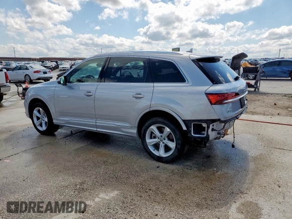 2020 Audi Q7 Premium z VIN WA1AJAF74LD008623, wystawiony jako Copart lot #55928345 z przebiegiem 47 211 mil mil oraz Szkoda całkowita • Salvage title. Historia ofert i sprzedaży dostępna na DreamBid. Obrazek 2.