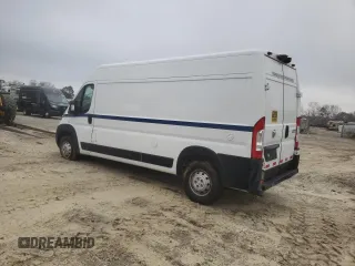 2023 Ram ProMaster Cargo with VIN 3C6MRVHG5PE574334, listed as a Copart auction lot 46721965 with 17,584 mi miles and Clean Title. Bid and sale history available at carsss.com. Image 2.