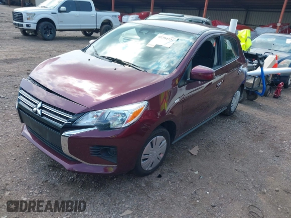 2024 Mitsubishi Mirage ES z VIN ML32AUHJ0RH024469, wystawiony jako IAAI lot #42394732 z przebiegiem 12 869 mil mil oraz . Historia ofert i sprzedaży dostępna na DreamBid. Obrazek 2.