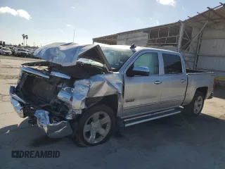 2016 Chevrolet Silverado 1500 LTZ with VIN 3GCUKSEC9GG353580, listed as a Copart auction lot 47081625 with 184,376 mi miles and Salvage Title. Bid and sale history available at carsss.com. Image 1.