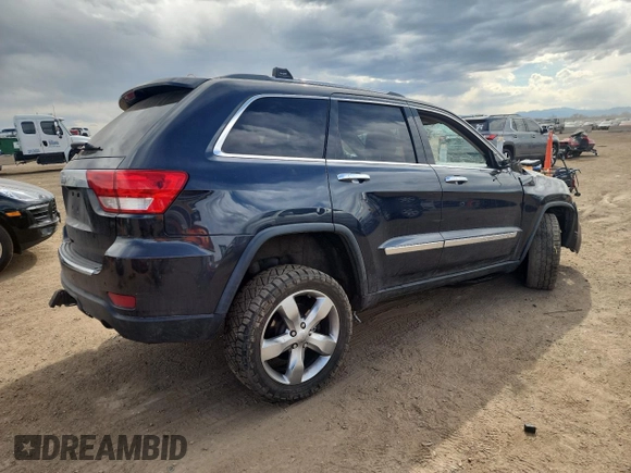 2013 Jeep Grand Cherokee Overland with VIN 1C4RJFCT0DC635172, listed as a Copart auction lot 53668605 with 178,278 mi miles and Non Repairable. Bid and sale history available at carsss.com. Image 3.