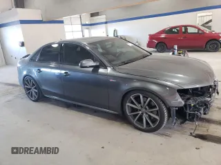 2016 Audi S4 Premium Plus with VIN WAUBGAFL1GA005642, listed as a Copart auction lot 79915864 with 43,534 mi miles and Salvage Title. Bid and sale history available at carsss.com. Image 4.