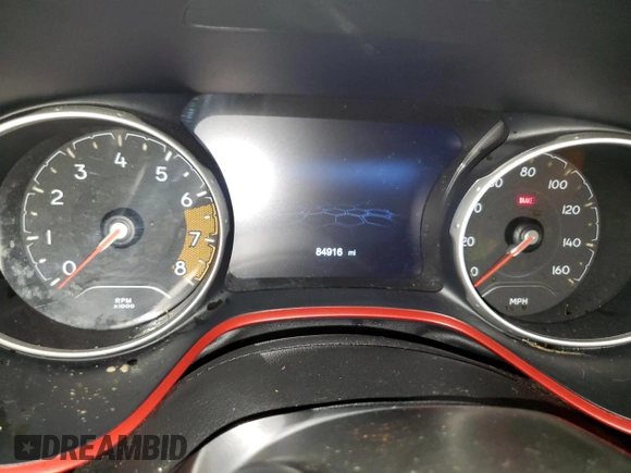 2019 Jeep Compass Trailhawk z VIN 3C4NJDDBXKT619295, wystawiony jako Copart lot #64258625 z przebiegiem 84 916 mil mil oraz Szkoda całkowita • Salvage title. Historia ofert i sprzedaży dostępna na DreamBid. Obrazek 9.