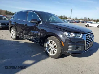 2019 Audi Q7 Premium with VIN WA1AAAF75KD011495, listed as a Copart auction lot 49677355 with 46,460 mi miles and Salvage title. Bid and sale history available at DreamBid. Image 4.