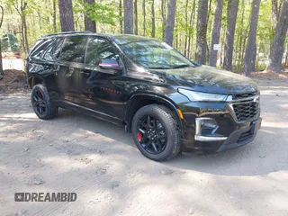2023 Chevrolet Traverse Premier with VIN 1GNERKKW8PJ334863, listed as a IAAI auction lot 42060557 with 24,108 mi miles and . Bid and sale history available at DreamBid. Image 1.