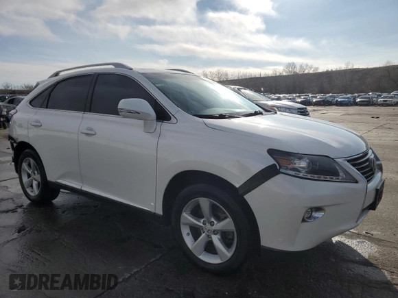 2015 Lexus RX 350 with VIN 2T2BK1BA0FC323361, listed as a Copart auction lot 51182555 with 81,789 mi miles and Salvage Title. Bid and sale history available at DreamBid. Image 4.