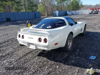 1981 Chevrolet Corvette with VIN 1G1AY8768BS418361, listed as a IAAI auction lot 41851046 with 72,559 mi miles. Bid and sale history available at carsss.com. Image 4.