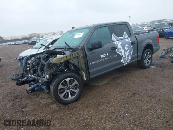 2020 Ford F-150 XL with VIN 1FTEW1CP1LFA58008, listed as a IAAI auction lot 41890307 with 70,416 mi miles. Bid and sale history available at carsss.com. Image 2.