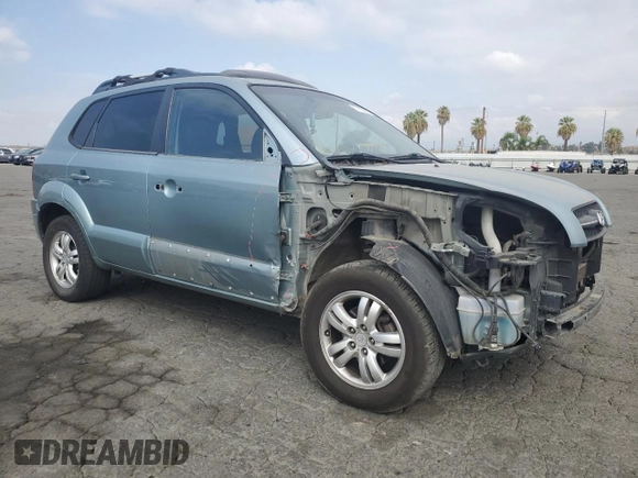 2008 Hyundai Tucson SE with VIN KM8JN72D98U843161, listed as a Copart auction lot 71192824 with 142,822 mi miles and Salvage Title. Bid and sale history available at carsss.com. Image 4.