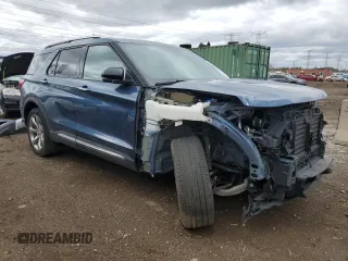 2020 Ford Explorer Platinum with VIN 1FM5K8HC3LGA07125, listed as a Copart auction lot 53903915 with 67,469 mi miles and Salvage title. Bid and sale history available at DreamBid. Image 4.