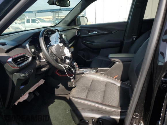 2022 Chevrolet TrailBlazer RS with VIN KL79MTSL2NB113817, listed as a Copart auction lot 50630965 with 39,588 mi miles and Salvage Title. Bid and sale history available at carsss.com. Image 7.