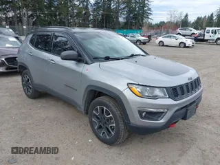 2020 Jeep Compass Trailhawk with VIN 3C4NJDDB1LT184538, listed as a IAAI auction lot 41884991 with 131,166 mi miles and . Bid and sale history available at carsss.com. Image 1.