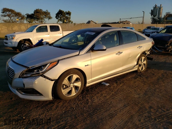2017 Hyundai Sonata Hybrid Limited with VIN KMHE34L36HA062353, listed as a Copart auction lot 37828863 with 105,474 mi miles. Bid and sale history available at carsss.com. Image 1.