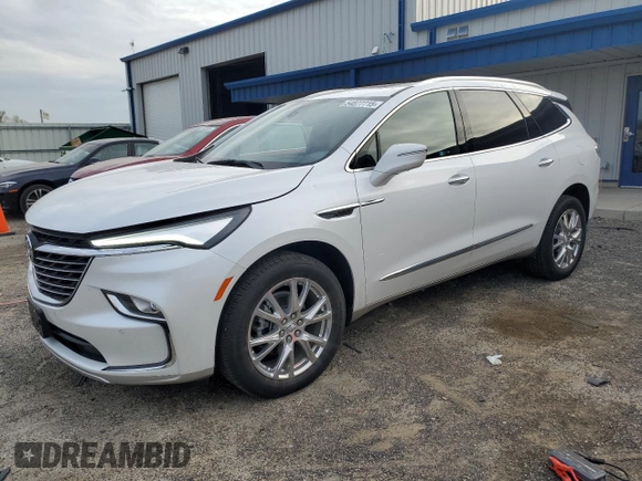 2023 Buick Enclave Premium with VIN 5GAEVBKW6PJ263815, listed as a Copart auction lot 54877715 with 14,983 mi miles and Salvage Title. Bid and sale history available at DreamBid. Image 1.