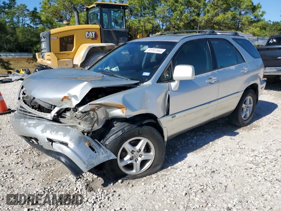 2002 Lexus RX 300 with VIN JTJGF10U820149732, listed as a Copart auction lot 81187564 with 0 mi miles and Salvage Title. Bid and sale history available at carsss.com. Image 1.