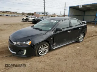 2016 Mitsubishi Lancer ES z VIN JA32U2FU5GU006185, wystawiony jako Copart lot #50559845 z przebiegiem 63 419 mil mil oraz Szkody całkowita. Historia ofert i sprzedaży dostępna na DreamBid. Obrazek 1.