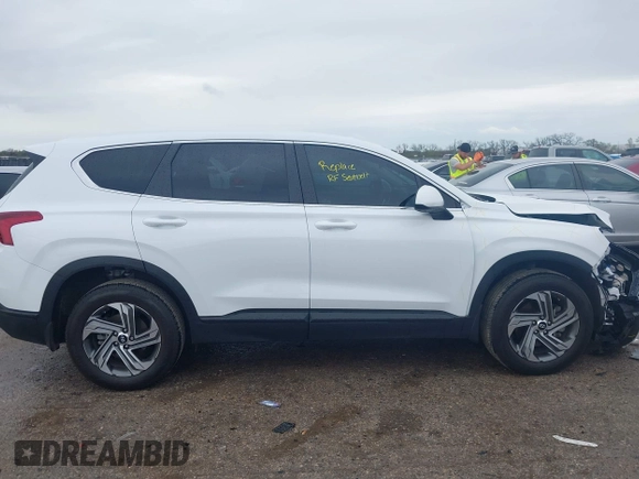 2023 Hyundai Santa Fe SE with VIN 5NMS14AJ3PH637561, listed as a IAAI auction lot 41905620 with 5,937 mi miles and . Bid and sale history available at DreamBid. Image 14.
