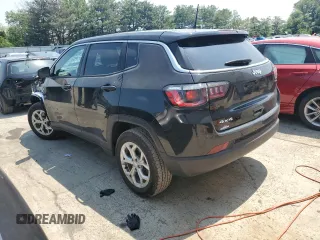 2024 Jeep Compass Sport with VIN 3C4NJDAN8RT173303, listed as a Copart auction lot 59729975 with 3,612 mi miles and Salvage title. Bid and sale history available at DreamBid. Image 2.