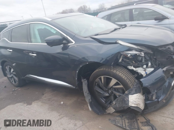 2017 Nissan Murano S with VIN 5N1AZ2MH5HN123437, listed as a IAAI auction lot 41805861 with 104,863 mi miles and . Bid and sale history available at DreamBid. Image 13.