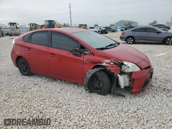 2013 Toyota Prius One with VIN JTDKN3DU3D5555123, listed as a Copart auction lot 50601635 with 206,210 mi miles and Salvage Title. Bid and sale history available at carsss.com. Image 4.